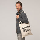 Baumwolltasche "Komme, was Wolle"