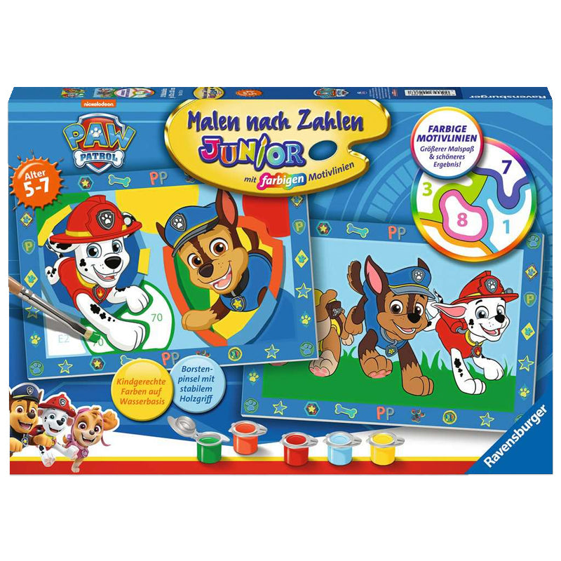 Malen nach Zahlen - Paw Patrol