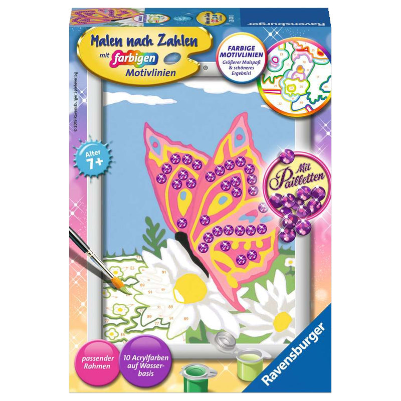 Malen nach Zahlen - Schmetterling