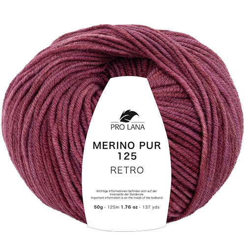 Merino 125 Retro azalee meliert