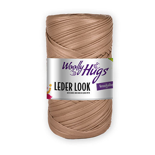 Woolly Hugs Leder Look coffee