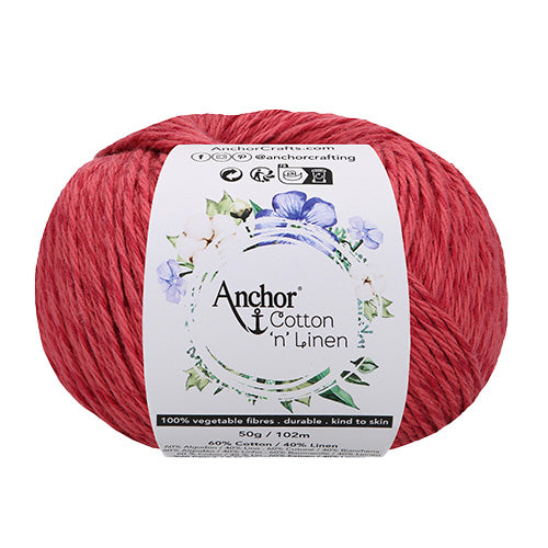 Cotton & Linen raspberry