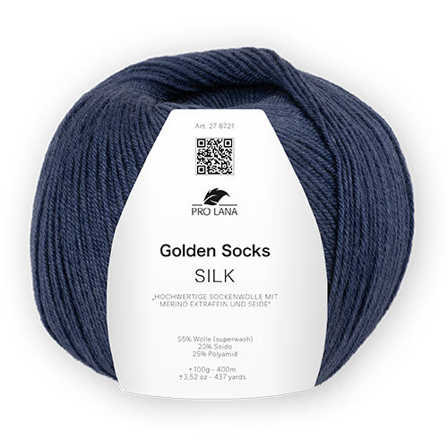 G.S. Silk dunkelblau meliert
