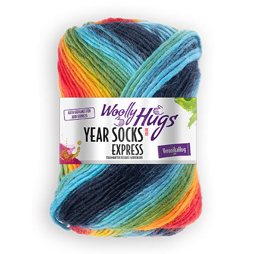 Year Socks Express regenbogen