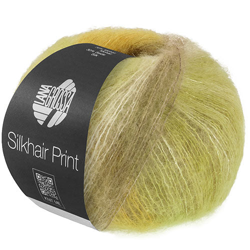 Silkhair Print limette col.