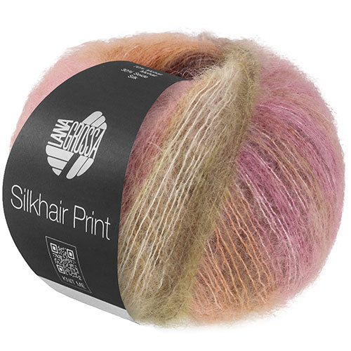 Silkhair Print taupe col.