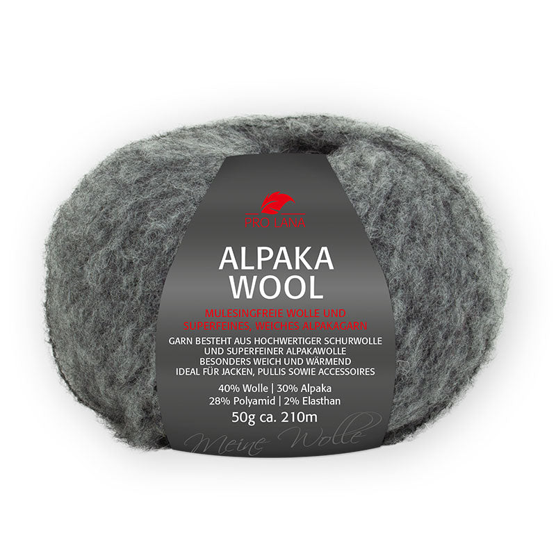 Alpaka-Wool grau