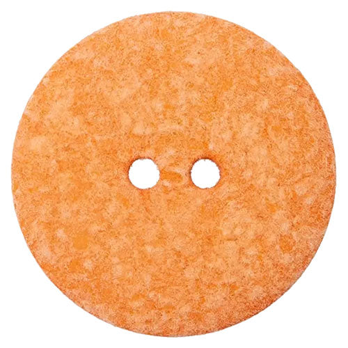 Zweilochknopf orange 18mm