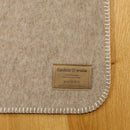 Decke "Ökolana" beige / weiß