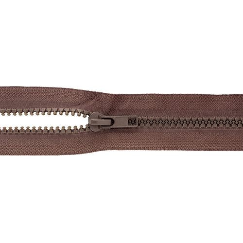 Reißverschluss braun 80cm