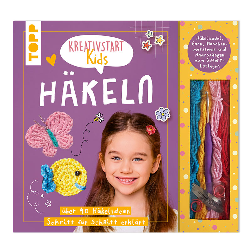 Kreativ-Set "Kreativstart Kids Häkeln"
