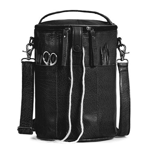 Ledertasche- Saturn XL Black