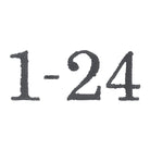 Stick & Stitch "Zahlen 1-24"