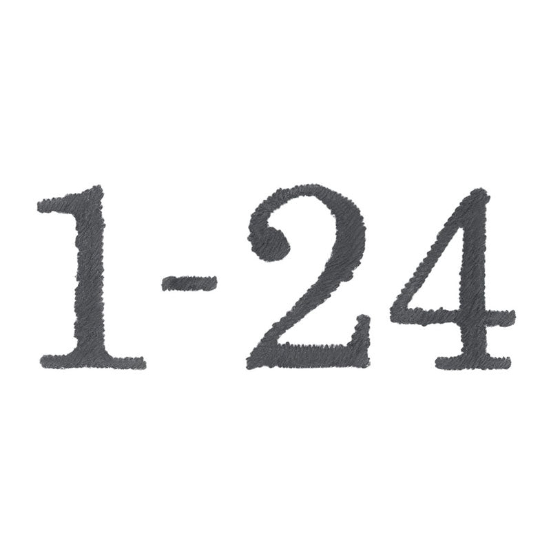 Stick & Stitch "Zahlen 1-24"