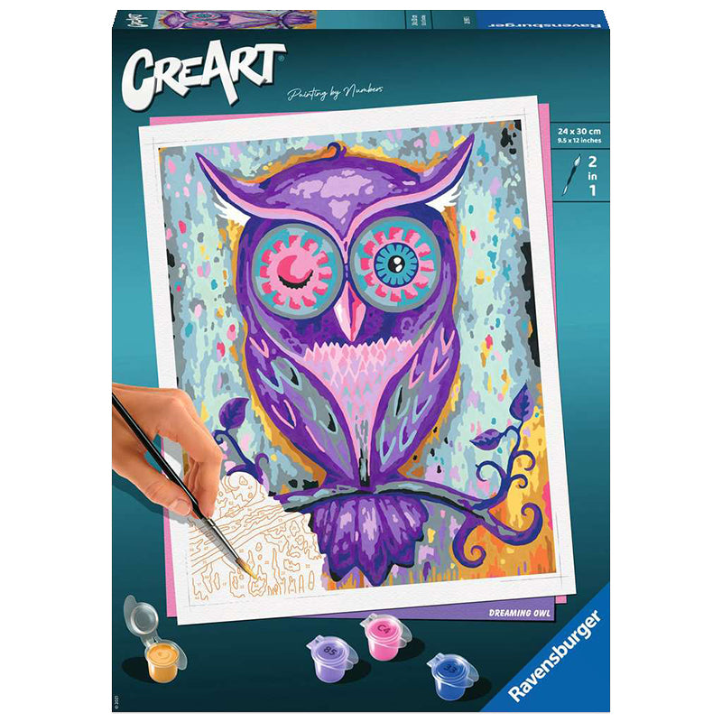 Malen nach Zahlen - Dreaming Owl