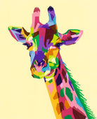 Malen nach Zahlen - Funky Giraffe