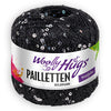 Pailletten schwarz-silber