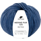 Merino 125 Retro hellblau meliert