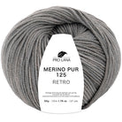 Merino 125 Retro hellgrau meliert