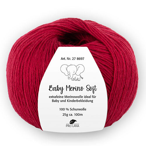 Baby Merino Soft weinrot