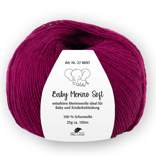 Baby Merino Soft bordeaux