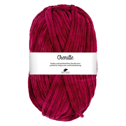 Chenille bordeaux