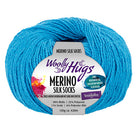 Merino Silk Socks jade
