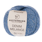 Denim Melange blau
