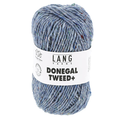 Donegal Tweed hellblau