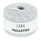 Paillettes weiß