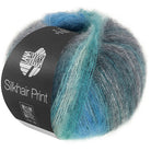 Silkhair Print türkis col.