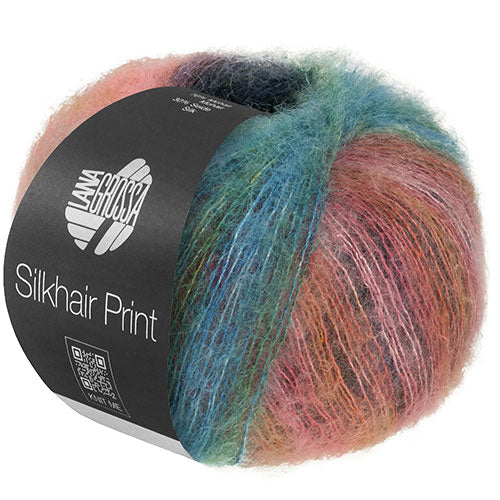 Silkhair Print lagune col.
