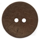 Kokosknopf dunkelbraun 25mm