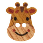Holzknopf Giraffe 15mm