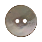 Perlmuttknopf grau 28mm