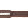 Reißverschluss braun 65cm