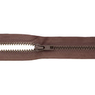 Reißverschluss braun 70cm