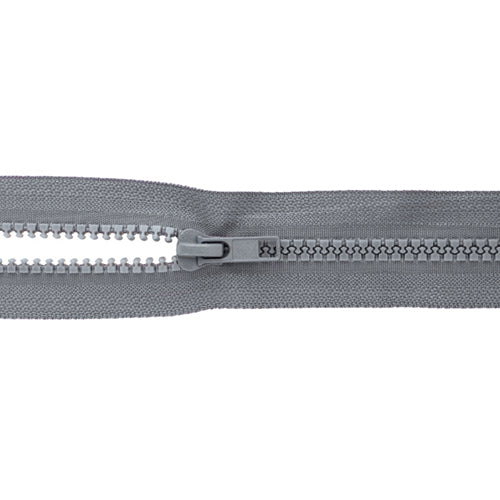 Reißverschluss grau 65cm