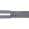 Reißverschluss grau 80cm